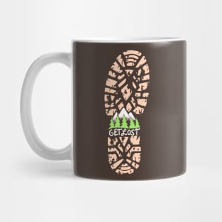 Get Lost - Cool Hiking and Camping Shirts and Gifts Mug